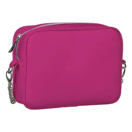 Kabelka na řetízku růžová