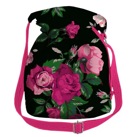 Dámská kabelka torba Růžové květy