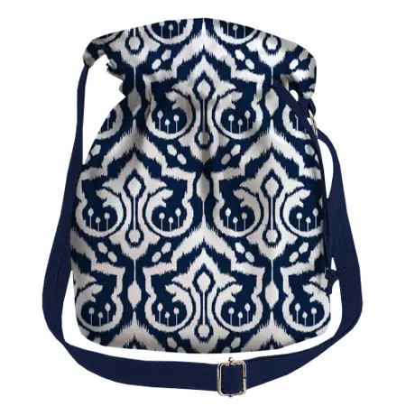 Dámská kabelka torba Modrý vzor