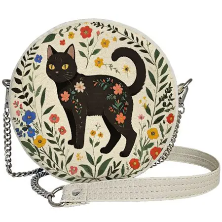 Kabelka tablet Černá kočka