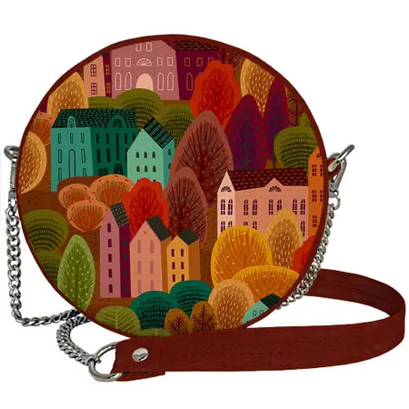 Kabelka tablet Podzim ve velkoměstě