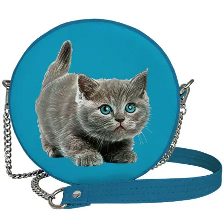 Kabelka tablet Šedá kočka