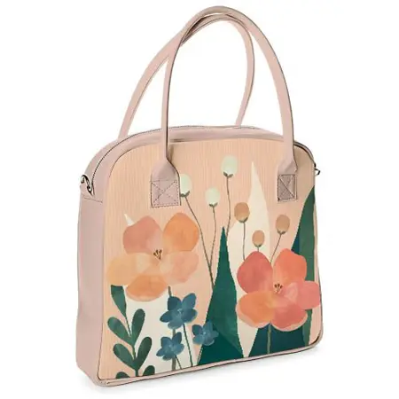  Kabelka s potiskem Oxford  Něžnost květin