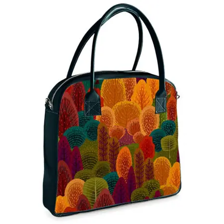  Kabelka s potiskem Oxford Podzimní les