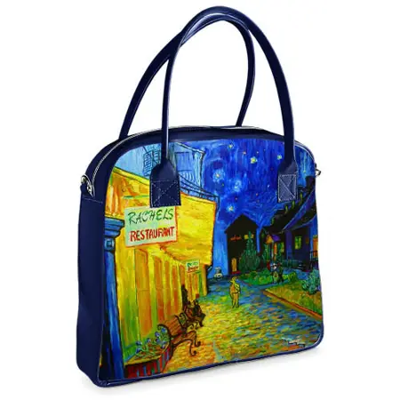  Kabelka s potiskem Oxford Kavárna Van Gogh Night Terrace