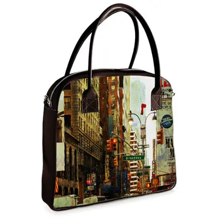  Kabelka s potiskem Oxford New York street