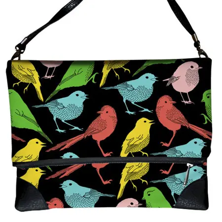 Kabelka pretty Barevní ptáci