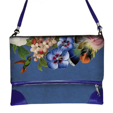 Kabelka pretty Květiny a kolibříci