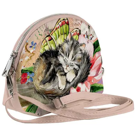 Mini kabelka  Coquette Spící kotě