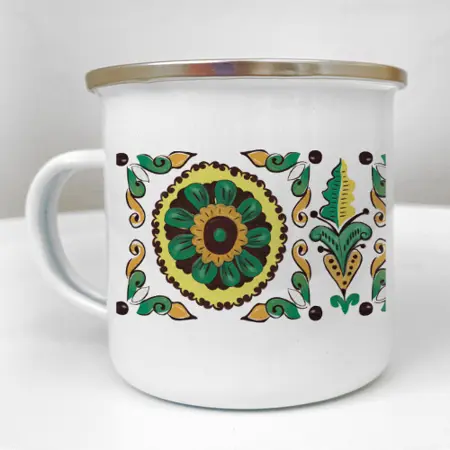 Smaltovaný hrnek Camper ornament