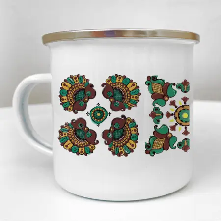 Smaltovaný hrnek Camper Plodnost