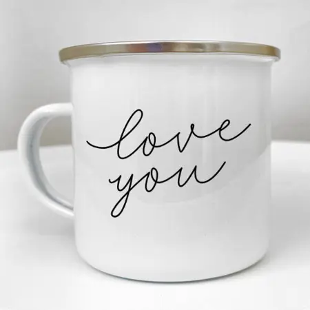 Smaltovaný hrnek Camper Love you