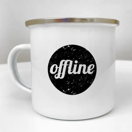 Smaltovaný hrnek Camper  Offline