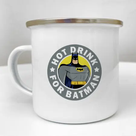 Smaltovaný hrnek Camper  Hot drink for Batman