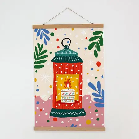 Látkový plakát na zeď Lucerna