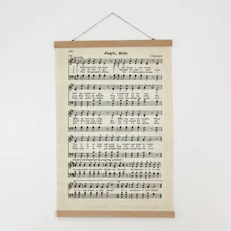 Látkový plakát na zeď Jingle Bells
