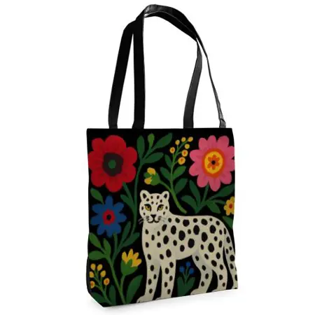 Textilní taška Tenderness Strakatý zázrak– stylový shopper na zip