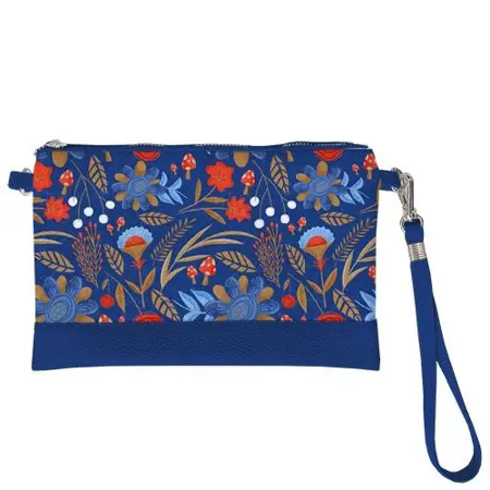 Malá kabelka přes rameno Květiny a muchomůrky