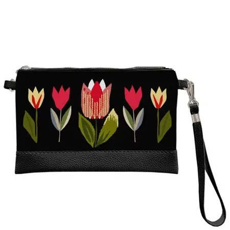 Malá kabelka přes rameno tulipány