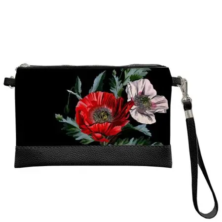 Malá kabelka přes rameno Vlčí máky