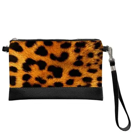 Malá kabelka přes rameno Leopardí potisk