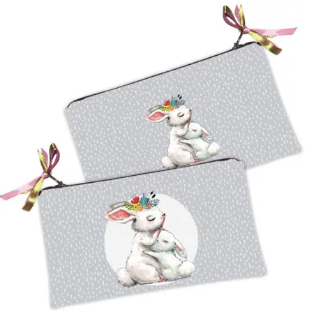 Kosmetická taška MINI – malá látková taštička s potiskem Mama