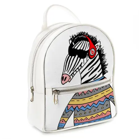 městský dámský batoh Módní zebra