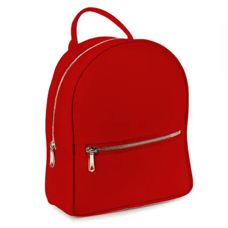 městský dámský batoh Červený