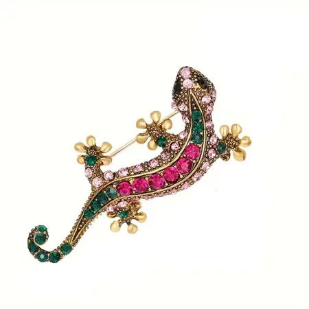 Brož – Gekon 5 × 2,5 cm