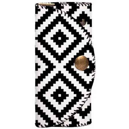 Klíčenka do kabelky – barevná kapsička na klíče s karabinkami Ornament