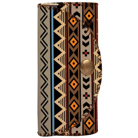 Klíčenka do kabelky – barevná kapsička na klíče s karabinkami Ornament