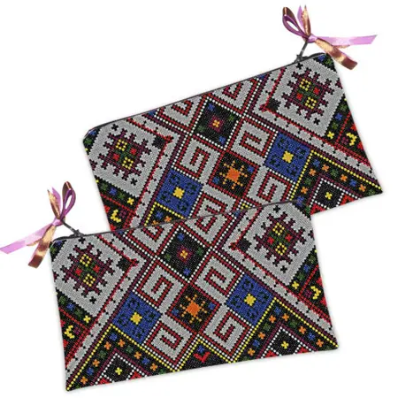 Kosmetická taška MINI – malá látková taštička s potiskem Ornament