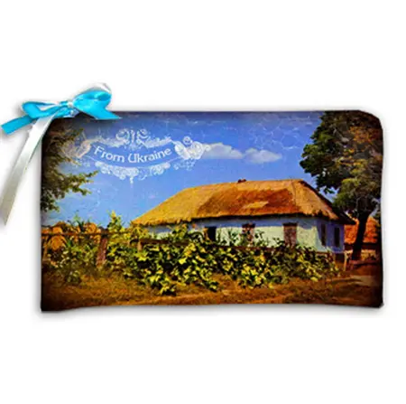 Kosmetická taška MINI – malá látková taštička s potiskem Ukrajina