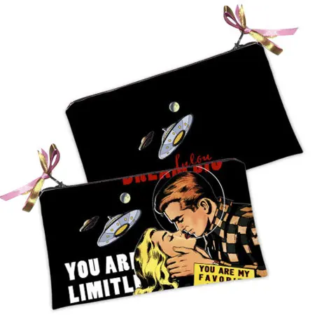 Kosmetická taška MINI – malá látková taštička s potiskem  Jsi můj nejoblíbenější člověk