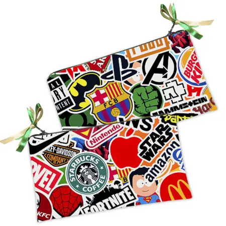 Kosmetická taška MINI – malá látková taštička s potiskem Logo 