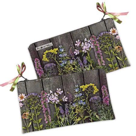 Kosmetická taška MINI – malá látková taštička s potiskem Secret Garden