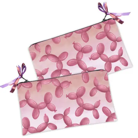 Kosmetická taška MINI – malá látková taštička s potiskem Balónky