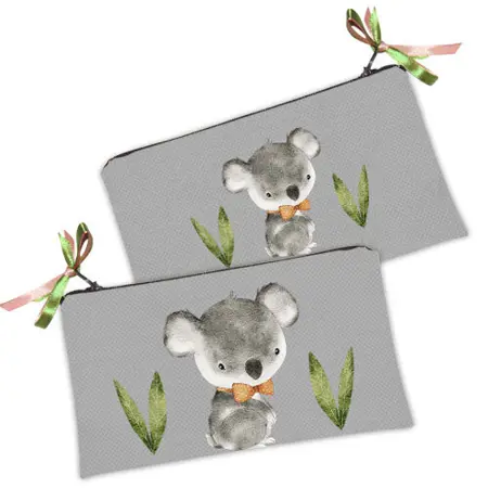 Kosmetická taška MINI – malá látková taštička s potiskem Koala