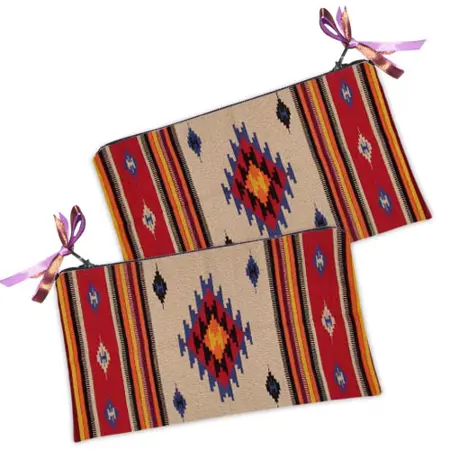 Kosmetická taška MINI – malá látková taštička s potiskem Ornament 