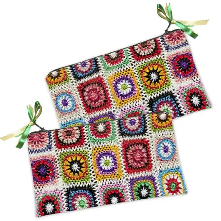 Kosmetická taška MINI – malá látková taštička s potiskem Deka