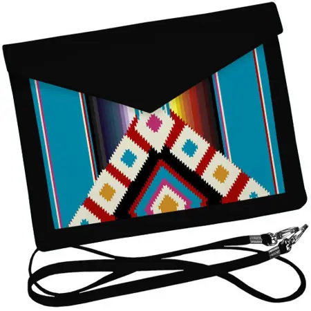 Dámský klutch konvert – elegantní sametová kabelka s potiskem Zajímavá ozdoba