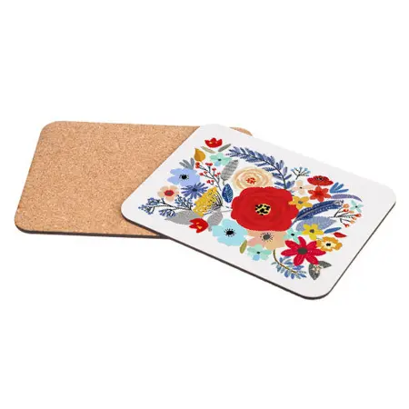 Korková podložka 25 × 19 cm – rozkvetlá louka 