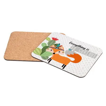 Korková podložka 25 × 19 cm – Liška