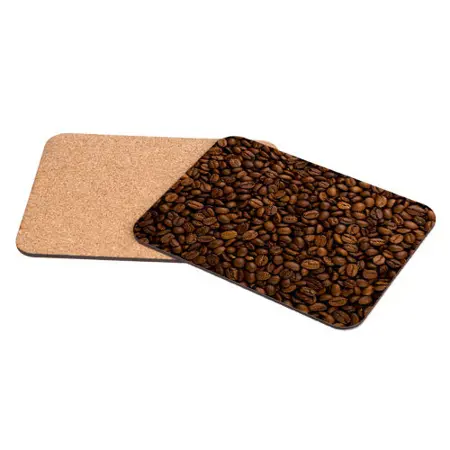 Korková podložka 25 × 19 cm – kafe