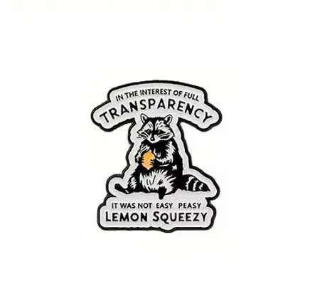 Pin –  Mýval  „ lemon squeezy“