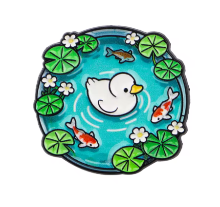 Smaltovaný pin kachna 
