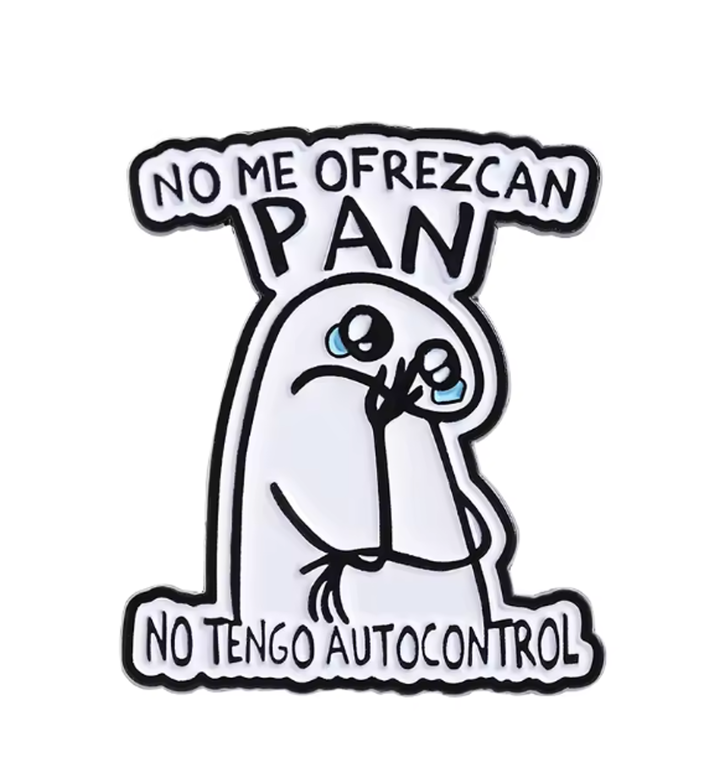 Smaltovaný pin No tengo  - fotografie 1