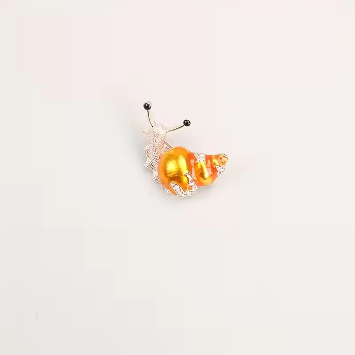 Brož  Šnek – 3 × 3 cm - fotografie 1