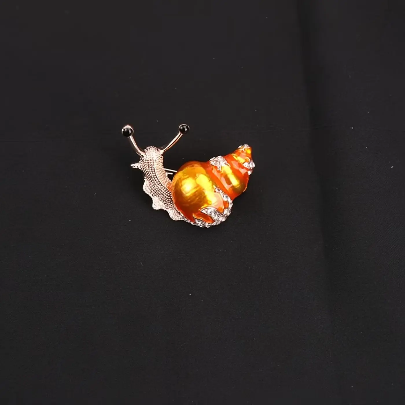 Brož  Šnek – 3 × 3 cm - fotografie 2