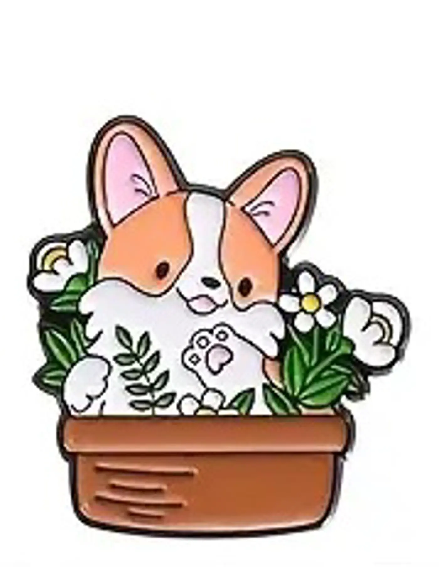 flower corgi - fotografie 1